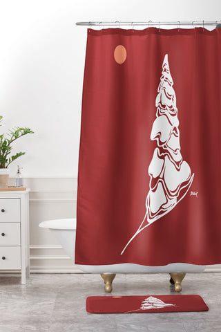 Jessa Gilbert Giving Tree Shower Curtain And Mat