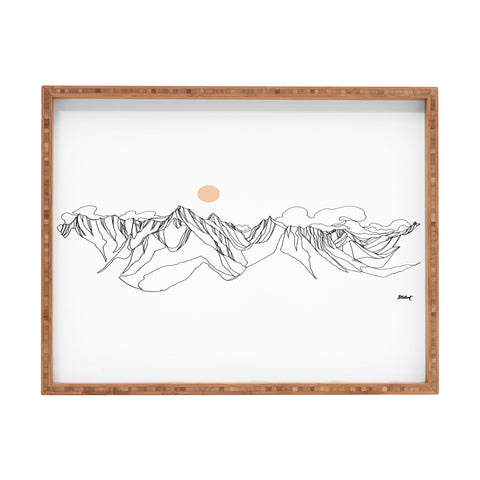 Jessa Gilbert Jumbo Peak Rectangular Tray