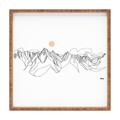 Jessa Gilbert Jumbo Peak Square Tray