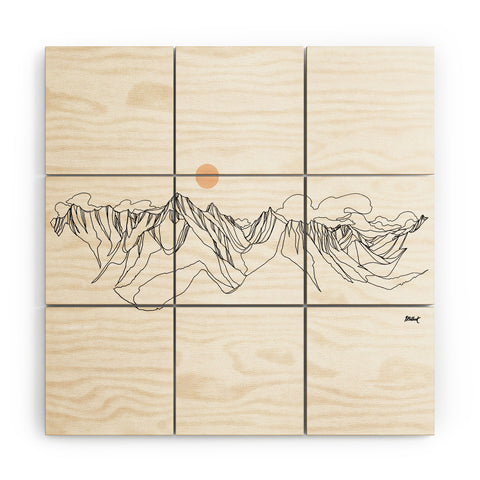 Jessa Gilbert Jumbo Peak Wood Wall Mural