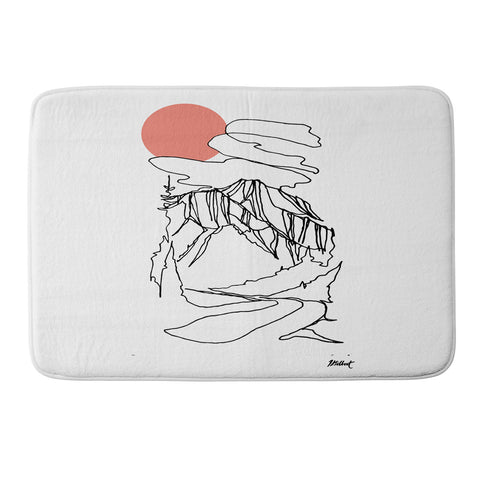 Jessa Gilbert Road to the Rockies I Memory Foam Bath Mat