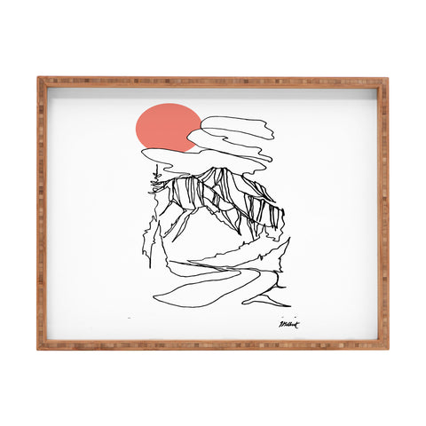 Jessa Gilbert Road to the Rockies I Rectangular Tray