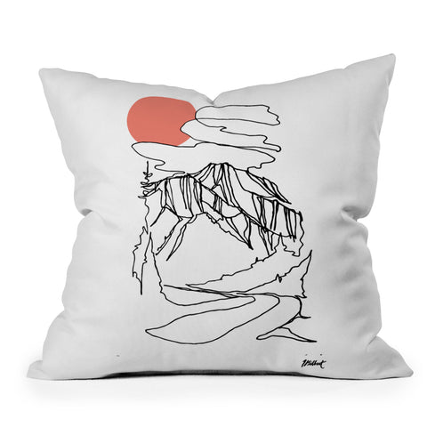 Jessa Gilbert Road to the Rockies I Throw Pillow