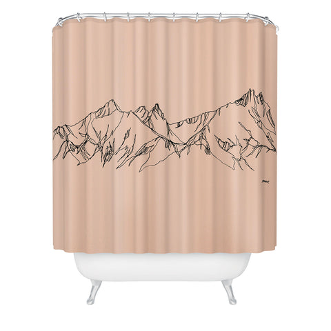 Jessa Gilbert Spring Thaw Shower Curtain