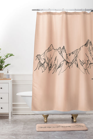 Jessa Gilbert Spring Thaw Shower Curtain And Mat