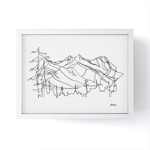 Jessa Gilbert Squamish Summits Framed Mini Art Print