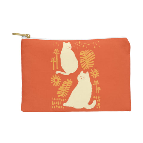 Jimmy Tan Abstraction minimal cat 27 Pouch