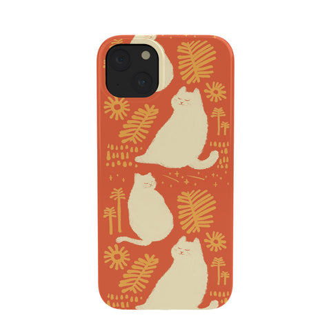 Jimmy Tan Abstraction minimal cat 27 Phone Case