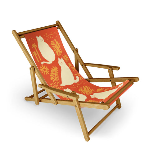 Jimmy Tan Abstraction minimal cat 27 Sling Chair