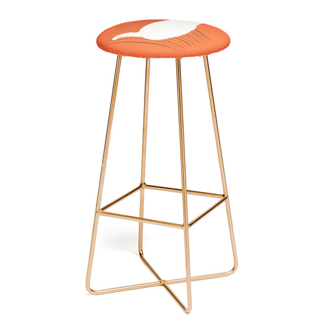Jimmy Tan Abstraction minimal cat 31 Bar Stool