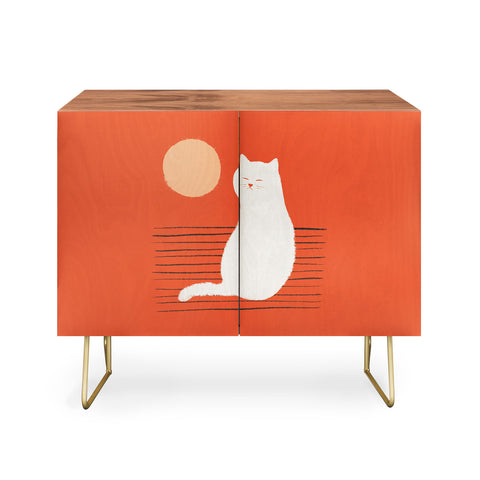 Jimmy Tan Abstraction minimal cat 31 Credenza