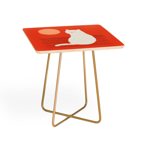 Jimmy Tan Abstraction minimal cat 31 Side Table