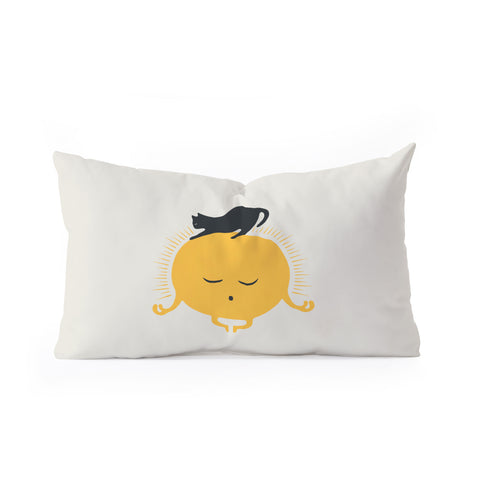 Jimmy Tan Good Meowing 8 soulmate sun me Oblong Throw Pillow