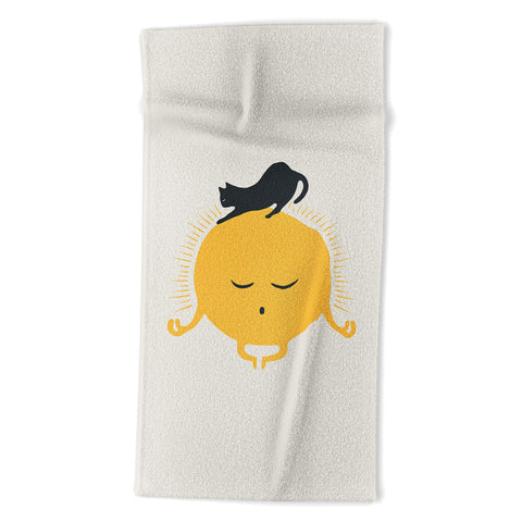 Jimmy Tan Good Meowing 8 soulmate sun me Beach Towel