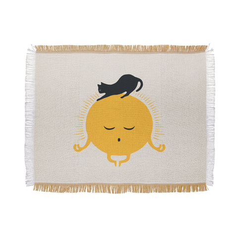 Jimmy Tan Good Meowing 8 soulmate sun me Throw Blanket