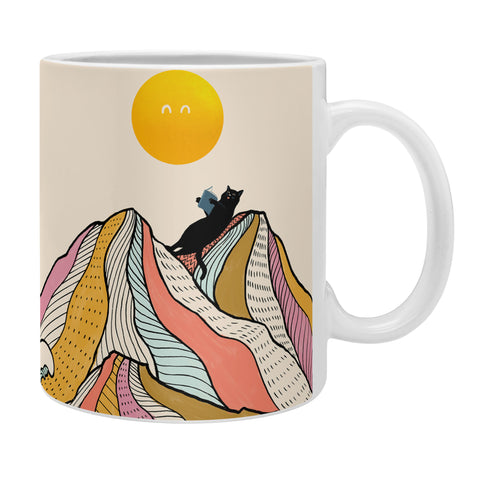 Jimmy Tan Good Morning Meow 3 Reading Coffee Mug