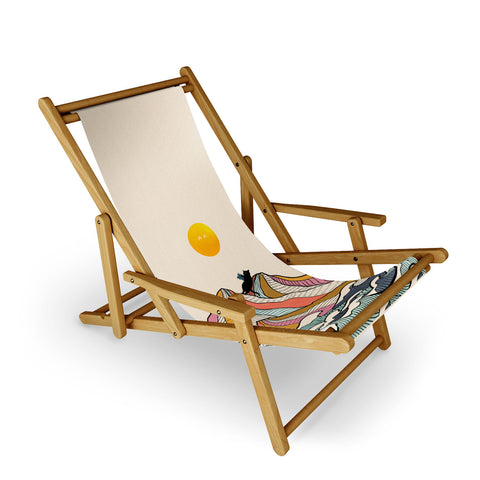 Jimmy Tan Good Morning Meow 3 Reading Sling Chair