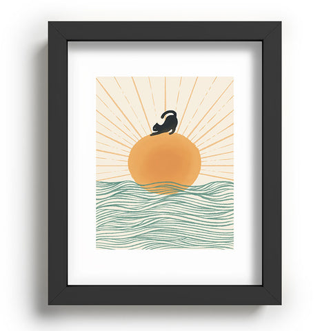 Jimmy Tan Good Morning Meow 7 Sunny Day Recessed Framing Rectangle