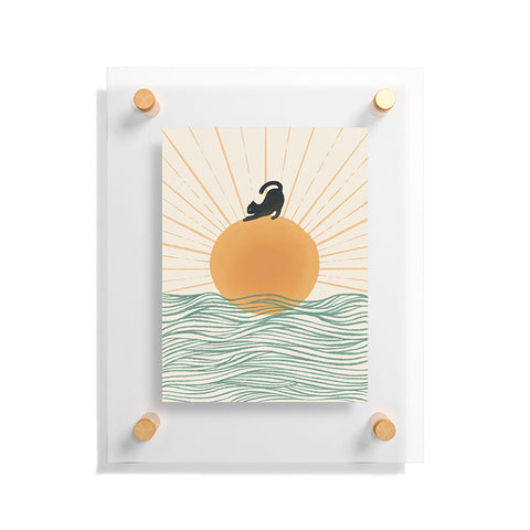 Jimmy Tan Good Morning Meow 7 Sunny Day Floating Acrylic Print