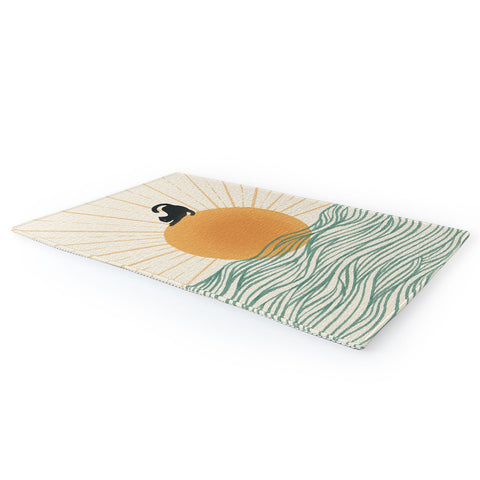 Jimmy Tan Good Morning Meow 7 Sunny Day Area Rug