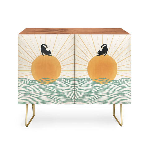 Jimmy Tan Good Morning Meow 7 Sunny Day Credenza