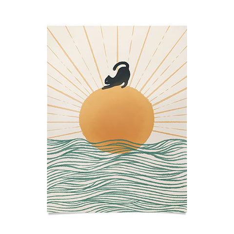 Jimmy Tan Good Morning Meow 7 Sunny Day Poster