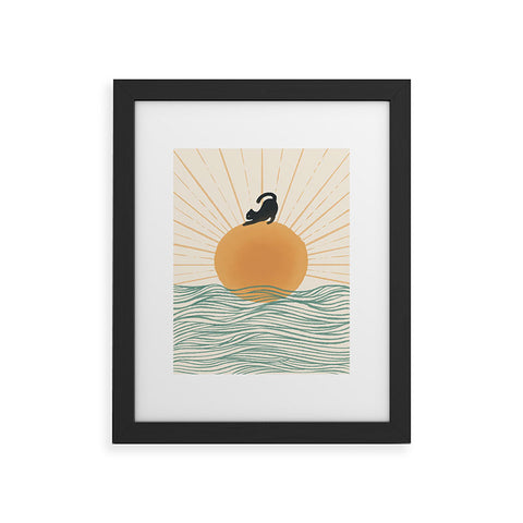 Jimmy Tan Good Morning Meow 7 Sunny Day Framed Art Print