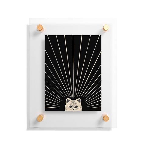 Jimmy Tan Good Morning son Kitty 2 Floating Acrylic Print