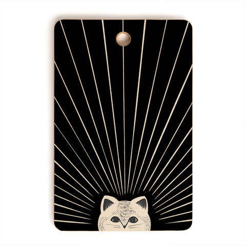 Jimmy Tan Good Morning son Kitty 2 Cutting Board Rectangle