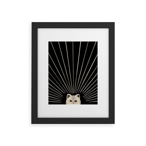 Jimmy Tan Good Morning son Kitty 2 Framed Art Print