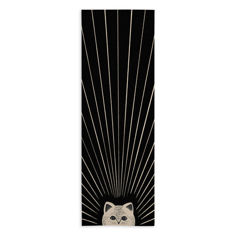 Jimmy Tan Good Morning son Kitty 2 Yoga Towel
