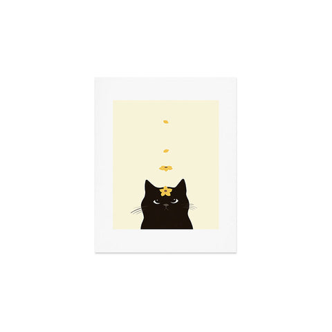 Jimmy Tan Hidden cat 20 spring yellow Art Print
