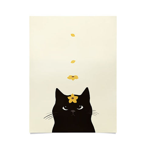 Jimmy Tan Hidden cat 20 spring yellow Poster