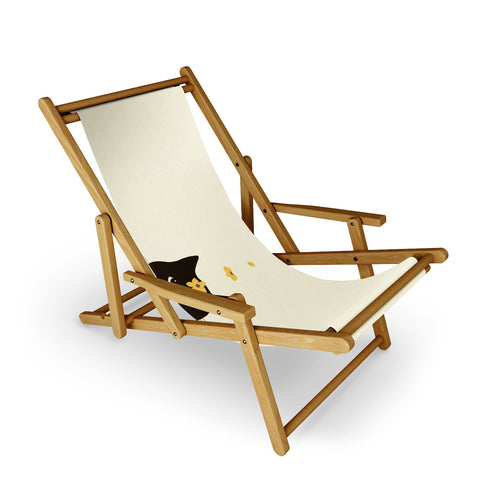 Jimmy Tan Hidden cat 20 spring yellow Sling Chair