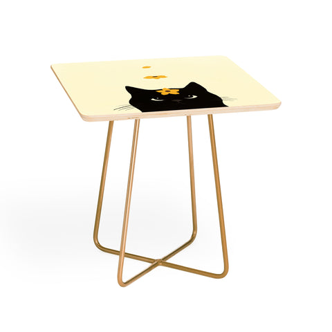 Jimmy Tan Hidden cat 20 spring yellow Side Table