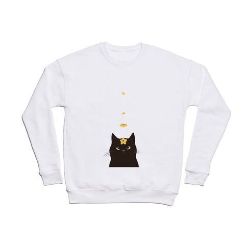 Jimmy Tan Hidden cat 20 spring yellow Crewneck Sweatshirt