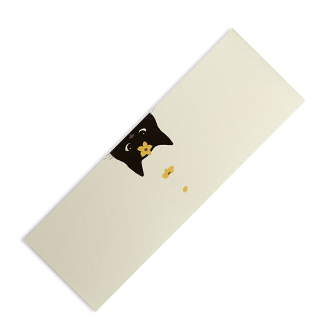 Jimmy Tan Hidden cat 20 spring yellow Yoga Mat