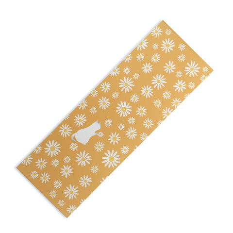 Jimmy Tan Hidden cat 44 flowers fall Yoga Mat