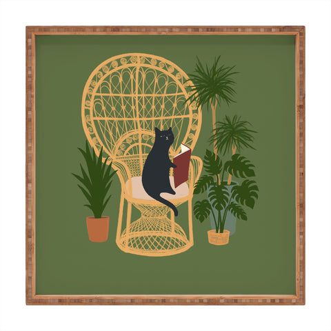 Jimmy Tan Hidden cat 51 private forest Square Tray