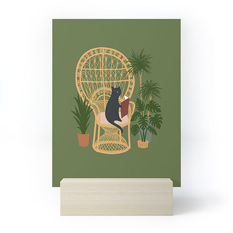 Jimmy Tan Hidden cat 51 private forest Mini Art Print