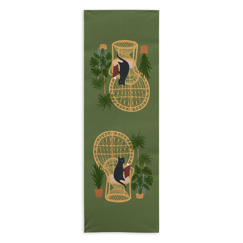 Jimmy Tan Hidden cat 51 private forest Yoga Towel