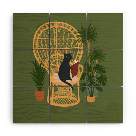 Jimmy Tan Hidden cat 51 private forest Wood Wall Mural