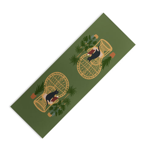 Jimmy Tan Hidden cat 51 private forest Yoga Mat