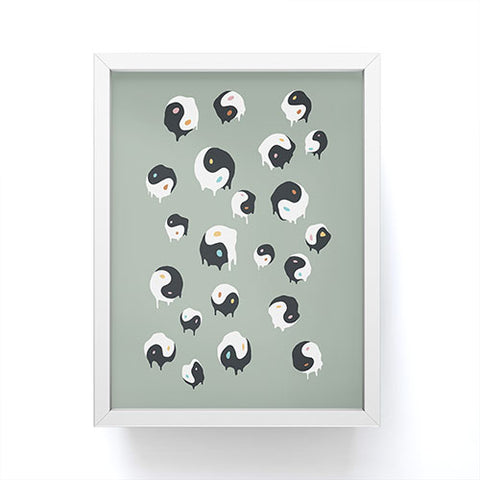 Jimmy Tan Meditation pattern 1 melting Framed Mini Art Print