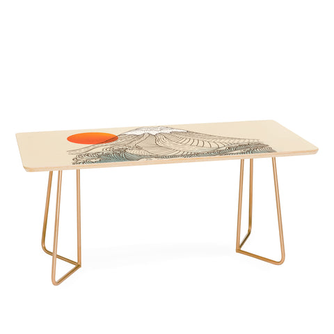Jimmy Tan Mount Fuji the great wave Coffee Table