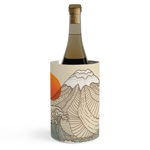 Jimmy Tan Mount Fuji the great wave Wine Chiller
