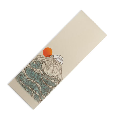 Jimmy Tan Mount Fuji the great wave Yoga Mat