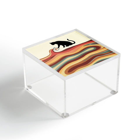Jimmy Tan Rainbow cat 1 coffee milk drop Acrylic Box