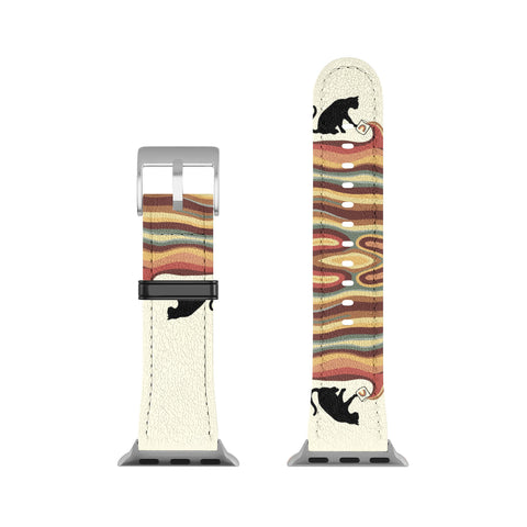 Jimmy Tan Rainbow cat 1 coffee milk drop Apple Watch Band