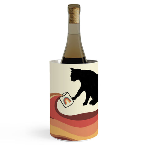 Jimmy Tan Rainbow cat 1 coffee milk drop Wine Chiller